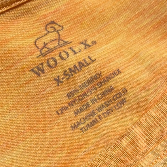WOOLX Merino Wool All Season Long Sleeve T-Shirt Base Layer Top Size XS - Picture 2 of 10